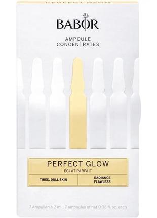 Ампули для обличчя "ідеальне сяйво" babor ampoule concentrates perfect glow (7*2 мл)