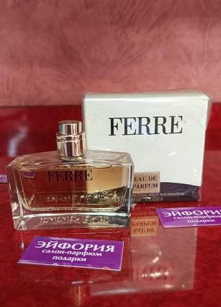 Ferre eau de parfum gianfranco ferre 30 мл  (редкий парфюм,снятый с производства)