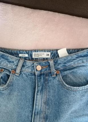 Джинси mom house 
розмір 34