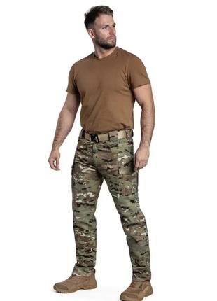 Тактичні штани texar elite pro 2.0 micro rip-stop - arid mc camo