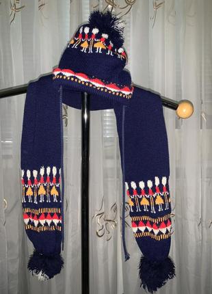 Комплект шапка+шарф