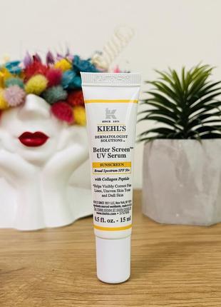 Оригинальный солнцезащитная сыворотка для лица kiehl's better screen uv serum spf 50