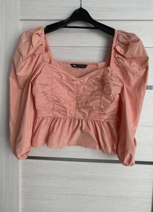 Персикова блуза