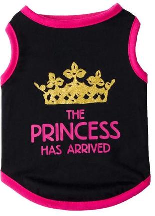 Футболка для собак "princes"  black size xs