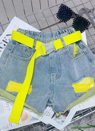 Стильные джинсовые шорты(15)