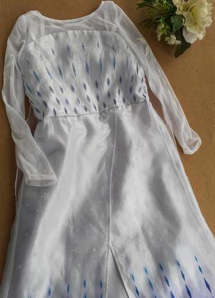 Карнавальна сукня на 5-6 років королева ельза крижане серце