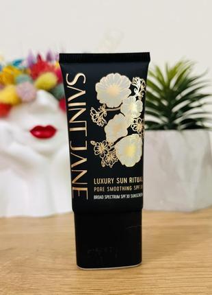 Оригинальный солнцезащитный крем saint jane beauty luxury sun ritual pore smoothing sunscreen spf 30