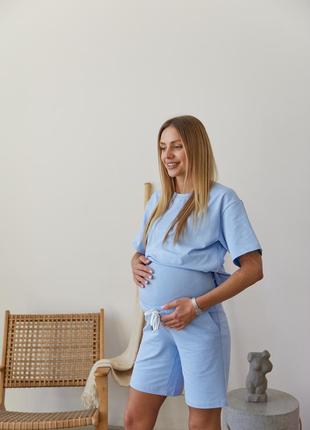 Трикотажные шорты для беременных pekin