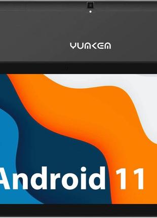 Планшет 10.1"  yumkem u221 4/64gb 8 ядер 6000 mah android 11 черный
