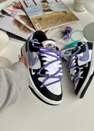 Nike sb dunk low black purple