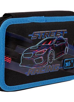 Пенал твердий подвійний yes street racing hp-01