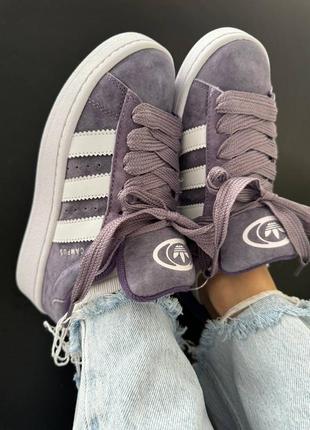 Кросівки adidas campus '00s shadow violet / cloud white