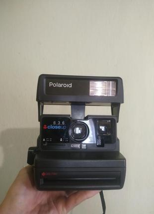 Винтажная камера фотоаппарат polaroid close up 636
