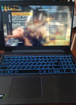 Продам игровой ноутбук lenovo l340 gaming gtx 1650