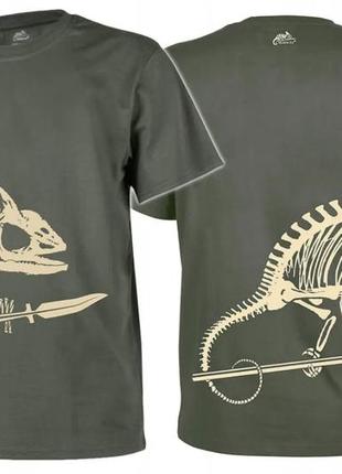 Тактична футболка t-shirt helikon -tex full body skeleton - olive green