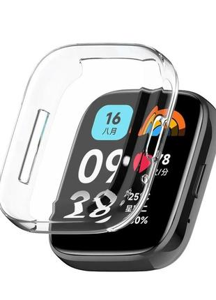 Захисний чохол для смарт годинника redmi watch 3 active прозорий