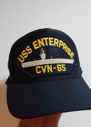 Кепка авіаносець сша vintage aircraft carrier uss enterprise cvn-65 hat