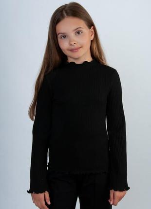 Красивый лонгслив рубчик, подростковый джемпер рубчик, подростковая водолазка рубчик, подростковый джемпер с широкими рукавами, блуза 3