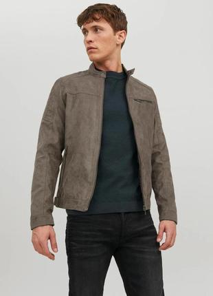 Куртка jack&jones rocky 12147218 regular fit сіра