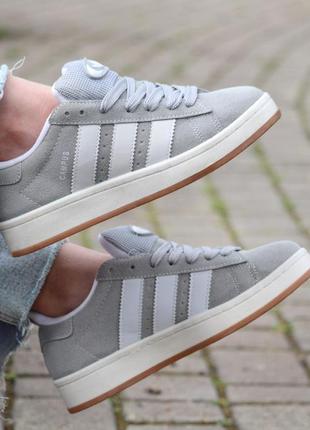 Жіночі кросівки adidas campus grey