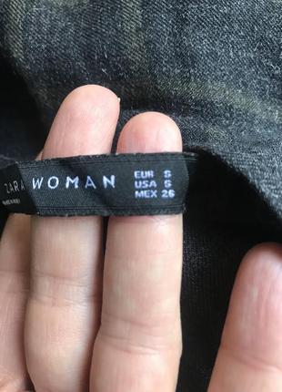 Сукня плаття картате асиметрія віскоза бренд zara7 фото