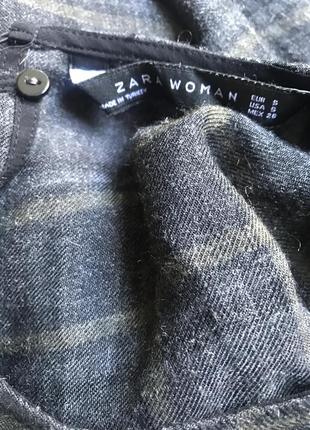 Сукня плаття картате асиметрія віскоза бренд zara6 фото