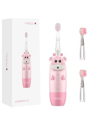 Детская зубная щетка medica+ kidsbrush 2.0 pink