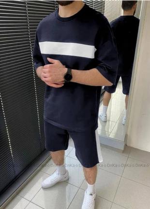 Мужской костюм шорты и футболка в расцветках рр46-56