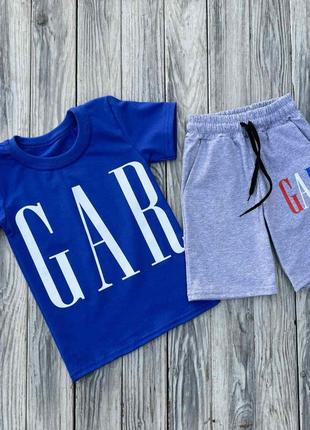 Дитячий літній костюм для хлопчика gap шорти футболка