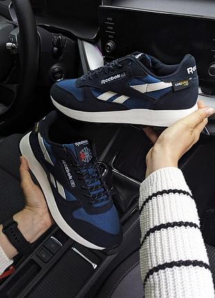Чоловічі кросівки reebok buty classic сині 🔥
