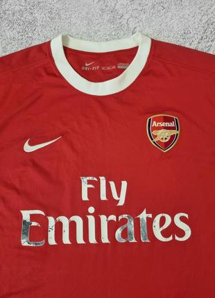 Футбольна футболка nike fly emirates arsenal (xxl)2 фото