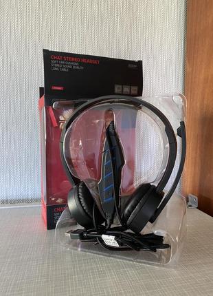 Навушники omega freestyle headset fh-5400 hi-fi usb (fh5400) навушники для роботи для ноутбука чи комп‘ютера, ігрові наушники