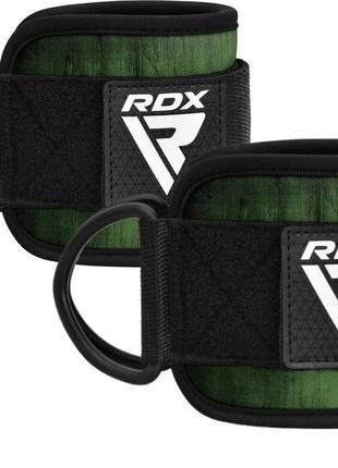 Манжети на щиколотку rdx a4 gym ankle pro army green pair