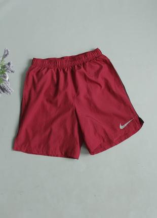 Nike dri-fit шорти чоловічі спортивні с s найк червоні бордові футбольні бігові тренувальні adidas puma reebok легкі