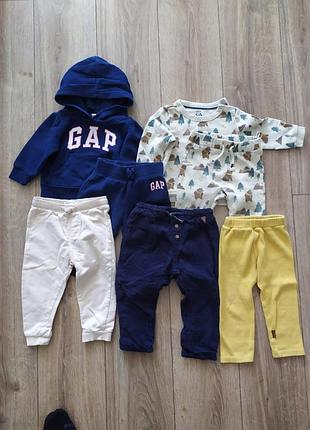 Пакет вещей на мальчика gap, c&a, h&m, sinsay 
костюми по 200
штани за 200 грн 3 шт