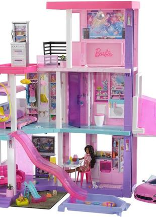 Barbie современный дом барби дом мечты 2 куклы и машина hcd51 60th celebration dreamhouse