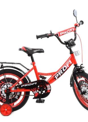 Велосипед дитячий prof1 y1646 16 дюймів, червоний