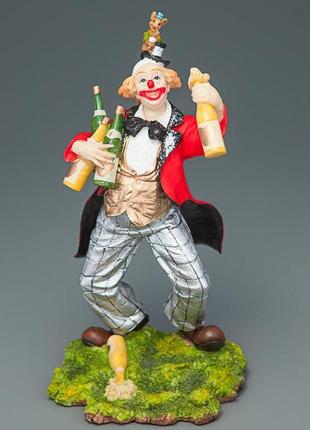 Статуетка "клоун з шампанським" (15 см)