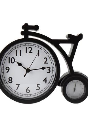 Годинник "велосипед , чорний" 25*31 см.