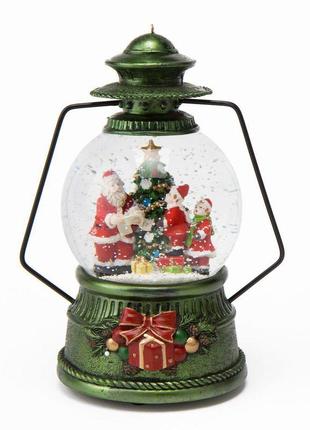 Уцінка сніжна куля "різдвяний ліхтар"  (бульбашки повітря)