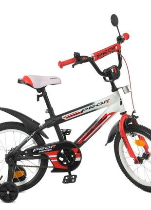 Велосипед дитячий prof1 y16325-1 16 дюймів, червоний