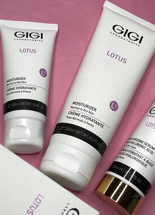 Gigi lotus moisturizer - увлажняющий крем для сухой кожи с гиалуроновой кислотой