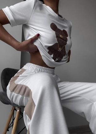 Стильний костюм з ведмедиком