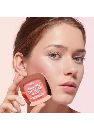 Рум'яна рожеві l'oréal blush of paradise 03