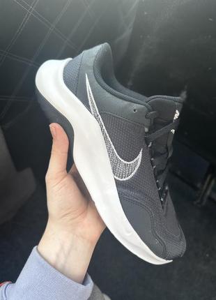 Шикарные мужские кроссовки nike Platinum air force 1 low mono black кожа