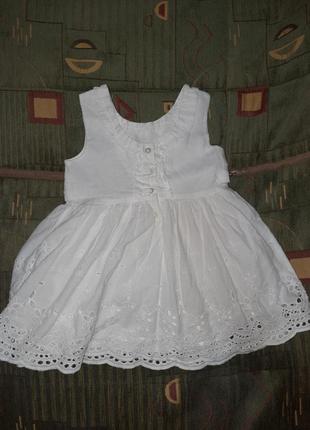 Біле плаття платье сукня сарафан на дівчинку