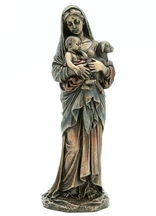 Статуетка "діва марія з немовлям" 21 см.