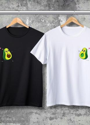 Парная футболка с принтом - авокадо!