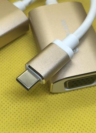 Перехідник usb type-c to vga