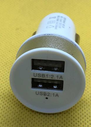 Автозаряджання двопортове 5v 2.1 a